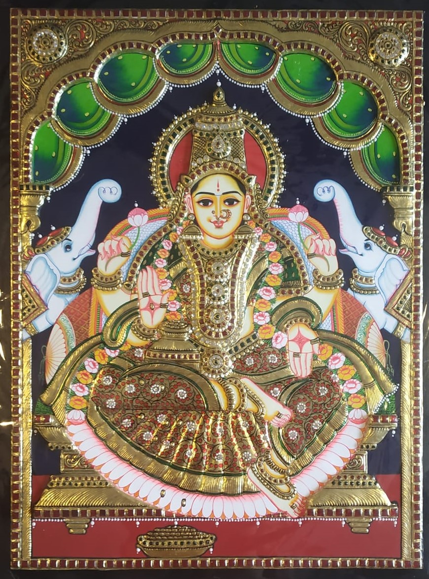Tanjore Paintings - Goddess Lakshmi