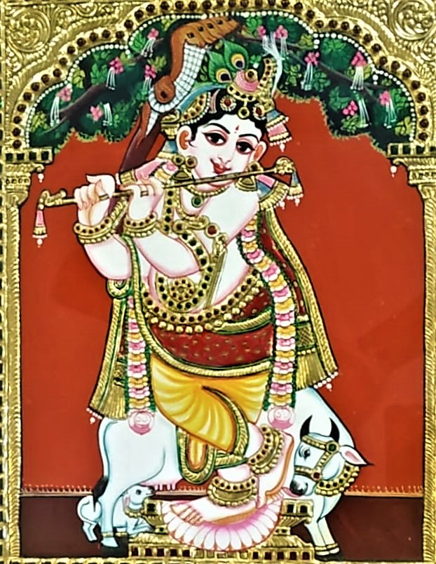 Tanjore Paintings - Shree Krishna